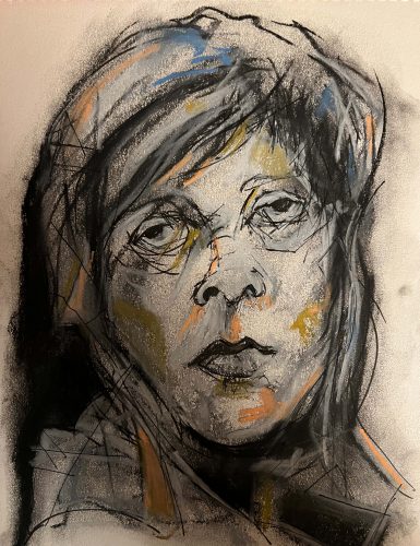Tusche und Pastell auf Papier, 22x28cmOhne Titel, 2025