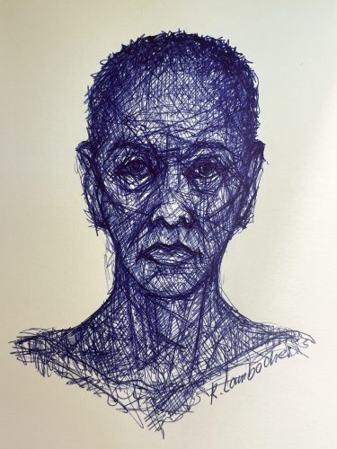 Kugelschreiber auf Papier